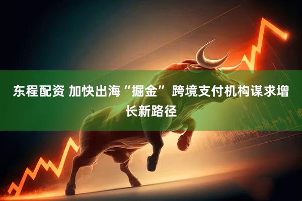 东程配资 加快出海“掘金” 跨境支付机构谋求增长新路径